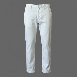J. Crew Men's White Chino Pants